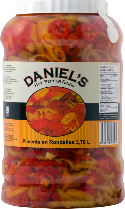 Daniels Gourmet Food Products - Daniels Hot Pepper Rings 