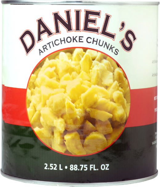 Daniels Gourmet Food Products - Daniels Artichoke Chunks Pizza Toppings