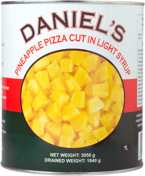 Daniels Gourmet Food Products - Daniels Pineapple Pizza Cut Toppings