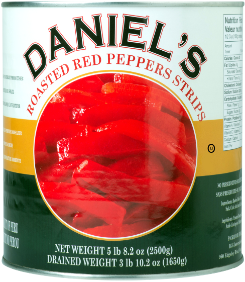 Daniels Gourmet Food Products - Daniels Roasted Red Peppers Strips 