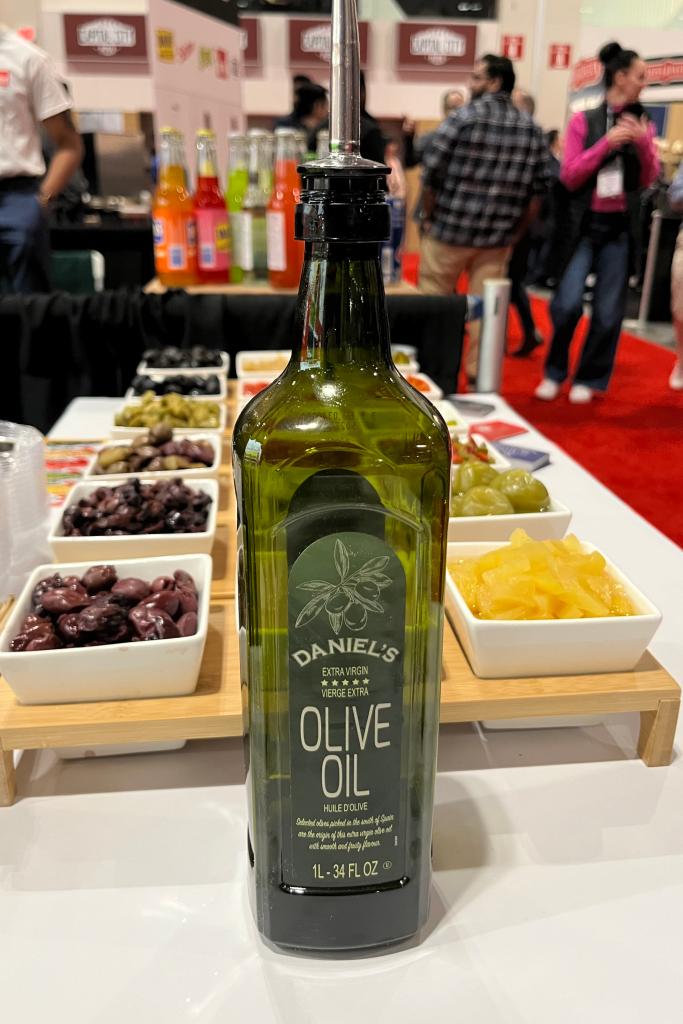 Extra Virgin Olive oil at the Daniel's Brand RC Show Toronto