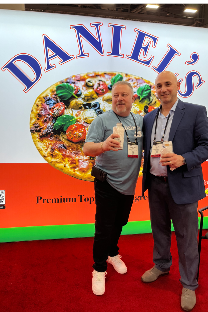 Anthony and Frank Daniel at the Daniel's Brand Las Vegas Pizza Expo